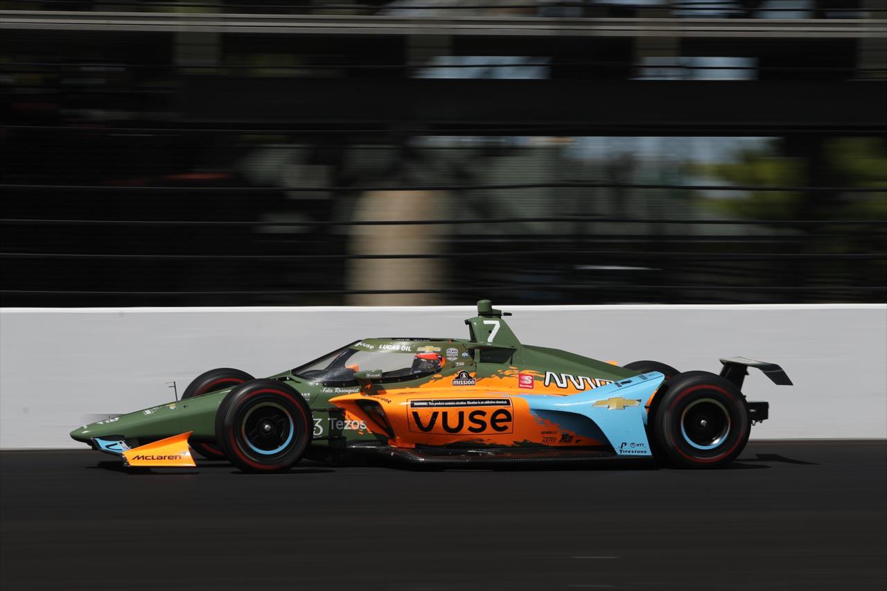 Felix Rosenqvist - Indianapolis 500 Open Test - By: Chris Owens -- Photo by: Chris Owens